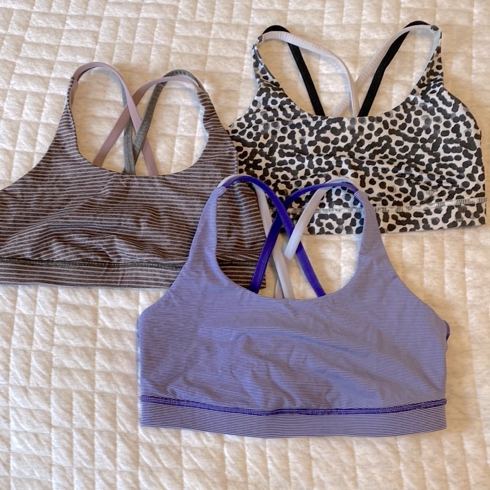 Lululemon Lot 3 Energy Bra Sports Bra Size 8